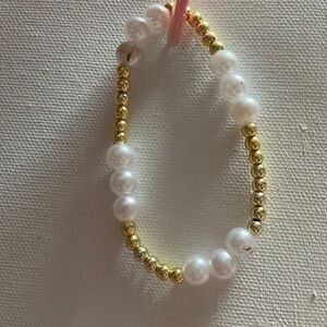 Hand beaded bracelet created by me